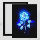 Save The Date Rose bleu brûlant (Devant / Derrière)