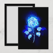 Save The Date Rose bleu brûlant (Devant / Derrière)