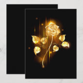 Save The Date Rose d'or ( rose d'or ) (Devant / Derrière)