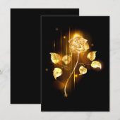 Save The Date Rose d'or ( rose d'or ) (Devant / Derrière)