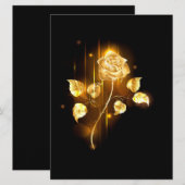 Save The Date Rose d'or ( rose d'or ) (Devant / Derrière)