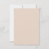 Save The Date Rose du désert – Dune & Bloom Mariage (Dos)