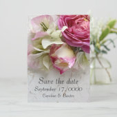 Save The Date Rose et bougainvilliers (Debout devant)