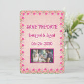 Save The Date Rose et Pêche #2 (Debout devant)