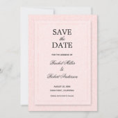 Save The Date Rose floral (Devant)