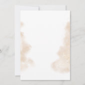 Save The Date Rose Foncé Floral Aquarelle Mariage (Dos)