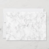 Save The Date Rose Gold Cuivre Palm Tree Photo Marble Mariage (Dos)