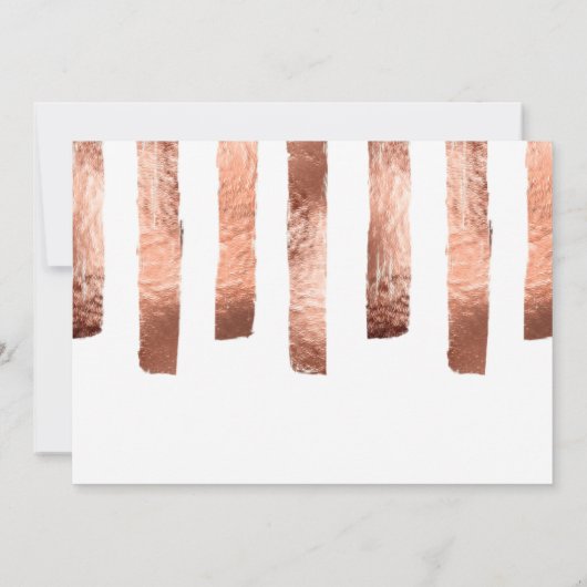 Save The Date Rose Gold Signature Script Photo Enregistrer la da (Dos)
