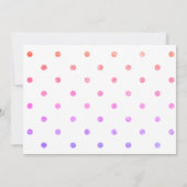 Save The Date Rose Gold Whimsical Script Photo Graduation Card (Dos)