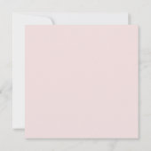 Save The Date Rose moderne Dusty Hydrangea Mariage (Dos)