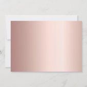 Save The Date Rose or étoiles photo anniversaire (Dos)