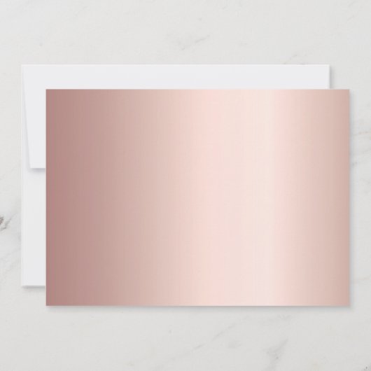 Save The Date Rose or étoiles photo anniversaire (Dos)