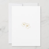 Save The Date Rose pale | Boho Arch Gold Floral Mariage (Dos)