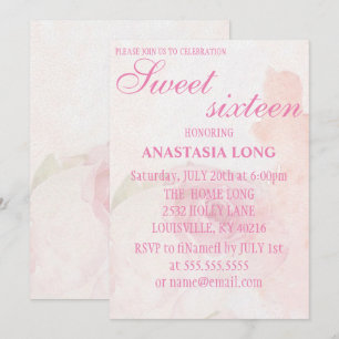 Save The Date Rose rose rose moderne et élégant