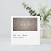 Save The Date Rose Sableuse avec Cœur (Debout devant)