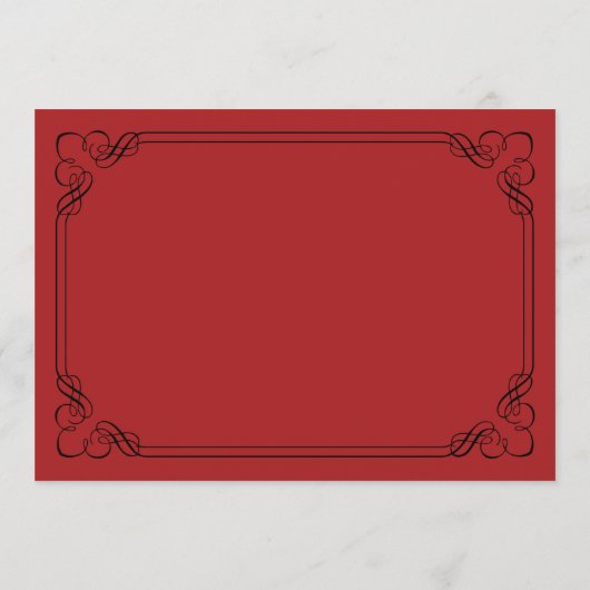 Save The Date Roses Rouges Romantiques Interconnectées Enregistr (Dos)