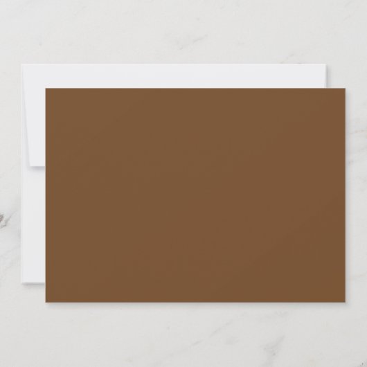 Save The Date Rouille orange brûlée | Moody Fall Boho Mariage (Dos)