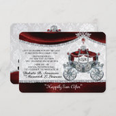 Save The Date Royal Fairytale Enregistrer la date (Devant / Derrière)