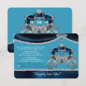 Save The Date Royal Fairytale Enregistrer la date (Devant / Derrière)