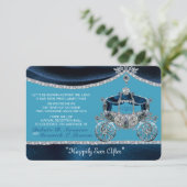 Save The Date Royal Fairytale Enregistrer la date (Debout devant)