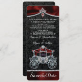 Save The Date Royal Fairytale Enregistrer la date (Devant / Derrière)