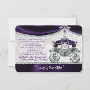 Save The Date Royal Fairytale Enregistrer la date