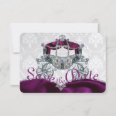 Save The Date Royal Fairytale Enregistrer la date (Dos)