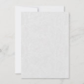 Save The Date Royal Or Blanc Art Déco Monogramme Enregistrer La  (Dos)