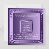 Save The Date Royal Plum Elegance I (Dos)