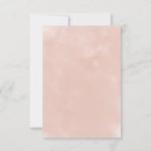 Save The Date Russe Bourgogne et rose pâle Mariage Roses (Dos)