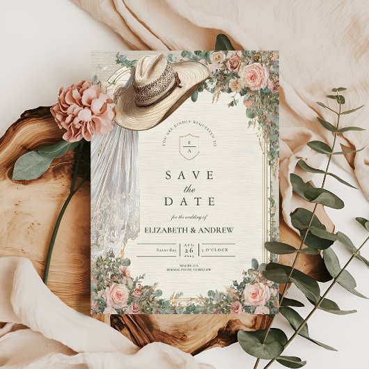 Save The Date Russe Casquette de fille de couette Mariage de den