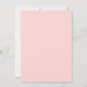 Save The Date Rust & Blush Floral Ampersand Pas de photo (Dos)