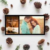 Save The Date Rustic Birch Tree Grange Mariage en bois Enregistr