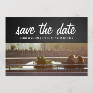 Save The Date Rustic Chalkboard Enregistrer La Date   Photo en c