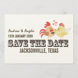 Save The Date Rustic Country Farm Wedding Enregistrer la date