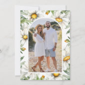 Save The Date Rustic Daisies Floral Mason Jar Photo Wedding (Dos)