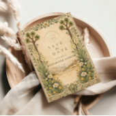 Save The Date Rustic Desert Botanical Wedding