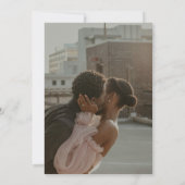 Save The Date Rustic Terracotta Photo Ampersand Enregistrer La D (Dos)