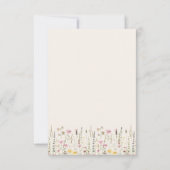 Save The Date Rustic Wildflower Wedding in Beige Tones (Dos)