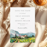 Save The Date Rustic Winery Mariage paysage<br><div class="desc">Rustic Winery Landscape Wedding Enregistrer la date</div>