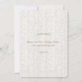 Save The Date Rustic Wood Photo Custom Wedding Enregistrer la da (Dos)