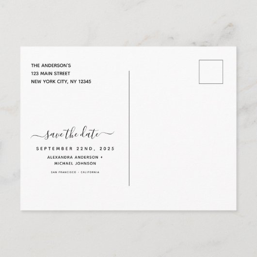 Save the Date Rustieke Boerderij Slingerlichtjes Aankondigingskaart (Achterkant)