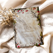 Save The Date Rustique Berry Mariage d'automne