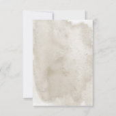 Save The Date Rustique Boho Bouquet Mariage moderne (Dos)