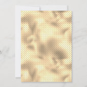 Save The Date Rustique Boho Cinnamon Rose Floral Mariage (Dos)