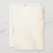 Save The Date Rustique Citrouilles et fleurs d'automne (Dos)