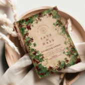 Save The Date Rustique Ivy Romance Mariage