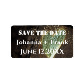 Save the date |Rusty Heart Etiket (Voorkant)