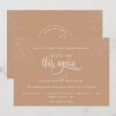 Save The Date Sable beige, Essayons de nouveau, l'amour est pati (Devant / Derrière)