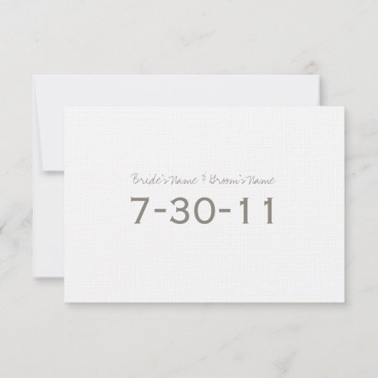 Save The Date Sable Dollar Beach Mariage Enregistrer La Date (Dos)